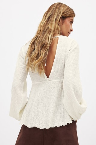 Blusa relaxed - Bianco