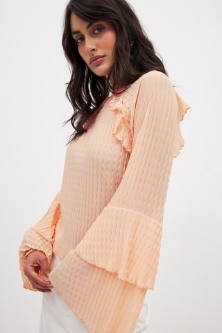 Blusa relaxed - Salmone