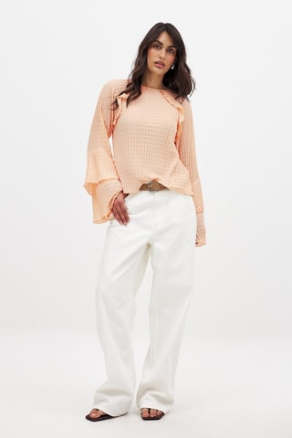 Blusa relaxed - Salmone