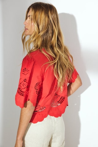 Camisa regular fit - Rojo