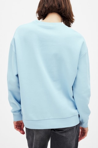 Felpa oversize - Azzurro