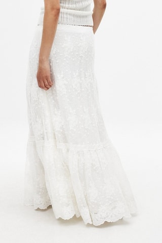 Gonna lunga in pizzo - Bianco
