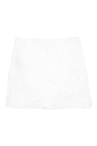 Gonna taglio dritto - Bianco