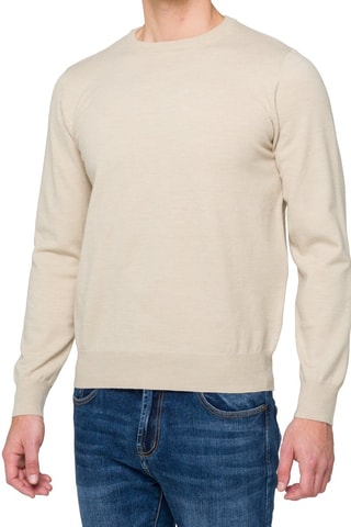Pull regular en laine Atitlan - Beige