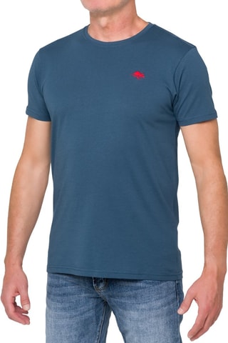 T-shirt regular - Rouge et bleu