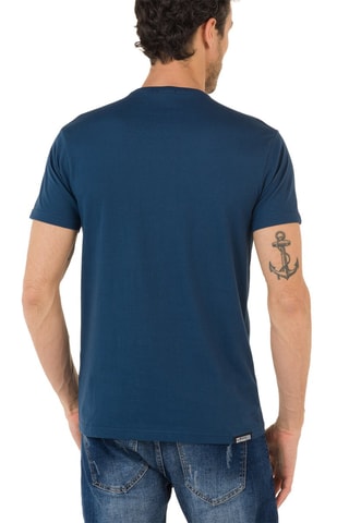 T-shirt regular Twister - Bleu
