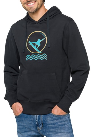 Sweat à capuche Groove - Noir