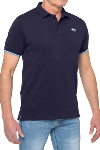 Polo regular - Bleu marine et bleu