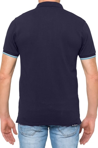 Polo regular - Bleu marine et bleu