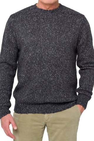 Pull regular en laine et mohair Alaska - Gris