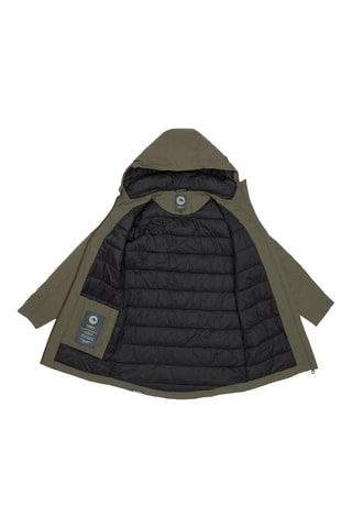 Parka regular à capuche - Kaki