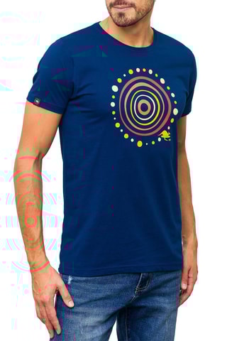 T-shirt Aboriginal - Bleu