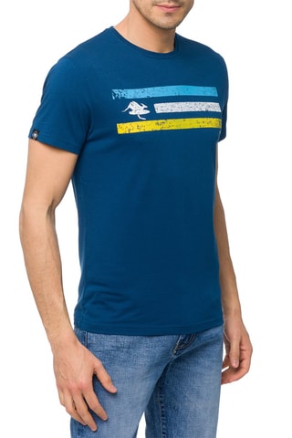 T-shirt California - Bleu