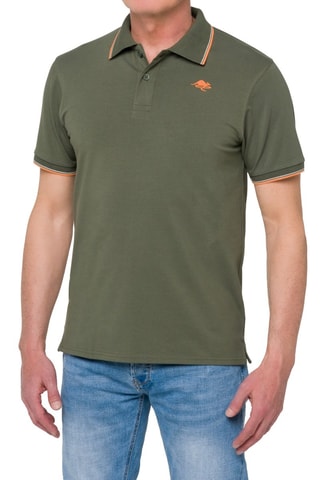 Polo regular - Autre et vert