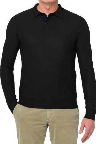 Polo regular Ashmore - Noir