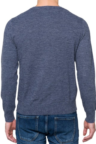 Pull regular en laine Atitlan - Bleu