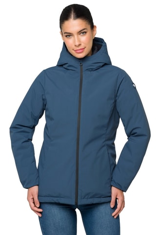 Doudoune à capuche Millaa - Noir et bleu