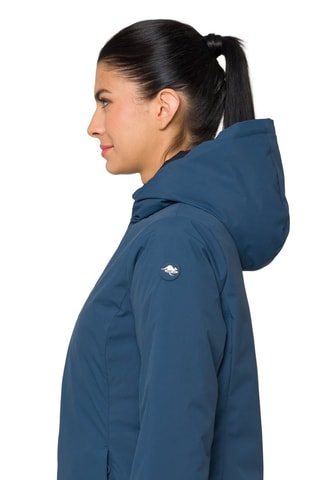 Doudoune à capuche Millaa - Noir et bleu