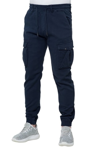 Pantalon cargo - Bleu marine