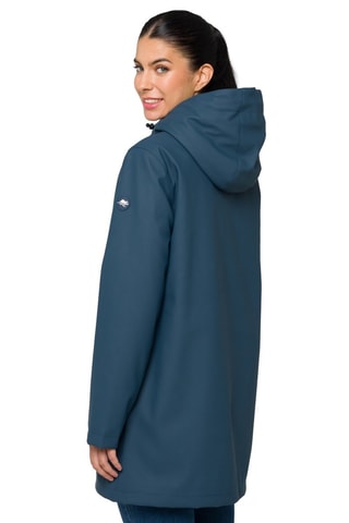 Parka à capuche Karen - Beige et bleu