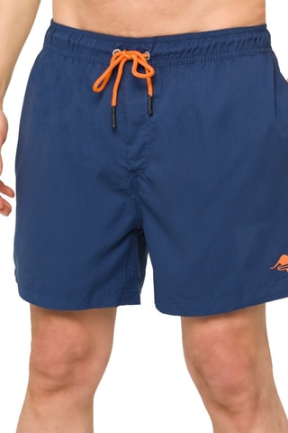 Short de bain Kandara - Bleu et orange