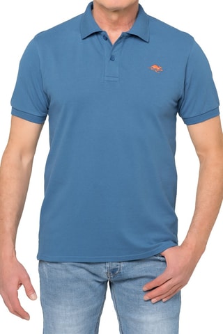 Polo Stoney - Orange et bleu