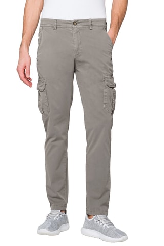 Pantalon cargo - Gris clair