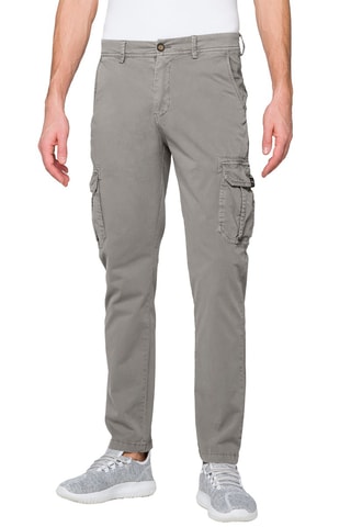 Pantalon cargo - Gris clair