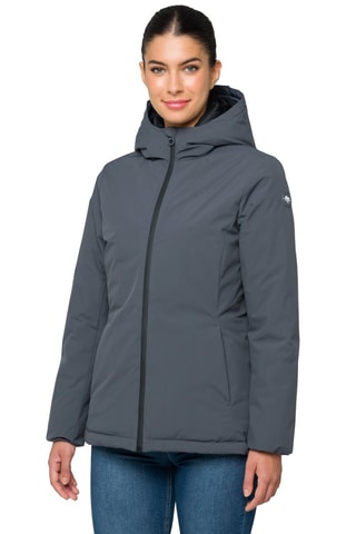 Doudoune à capuche Millaa - Noir et gris