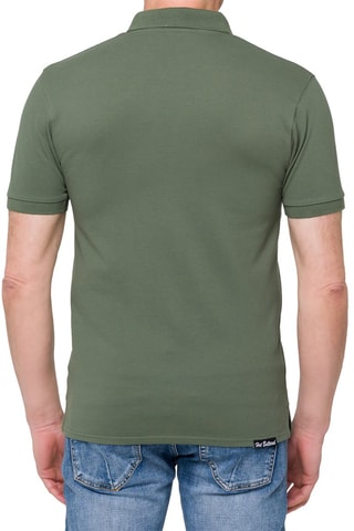 Polo regular - Kaki et beige