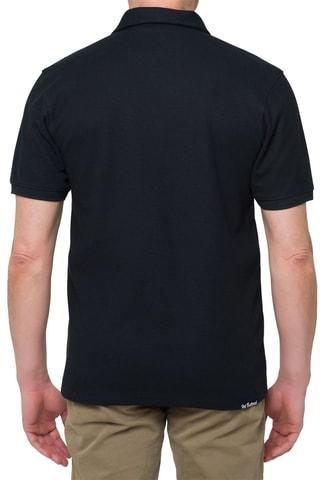 Polo regular - Noir et bleu