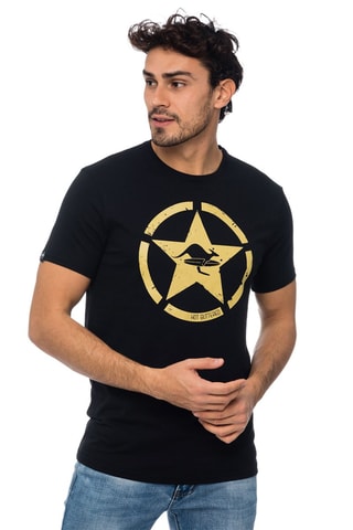 T-shirt regular Goldenbreed - Noir