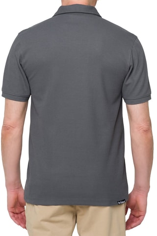 Polo regular - Gris et orange