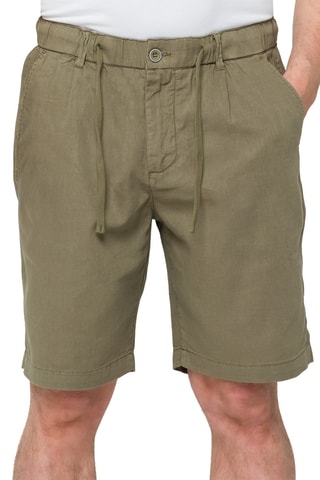 Bermuda regular en lin Sandbar - Kaki