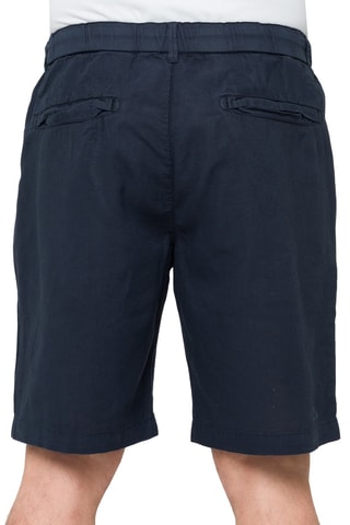 Bermuda regular en lin Sandbar - Bleu marine