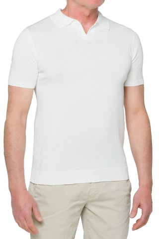 Polo regular Mustang - Blanc