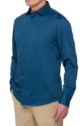 Chemise regular Banggai - Bleu canard