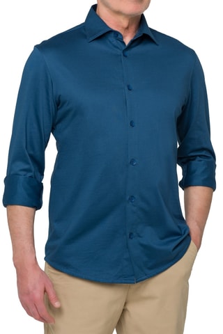 Chemise regular Banggai - Bleu canard