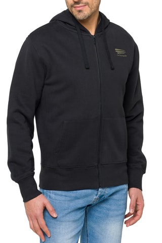 Sweat regular à capuche Waisai - Kaki et noir