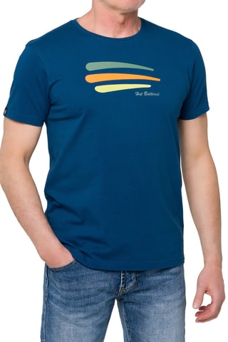 T-shirt regular Balian - Bleu