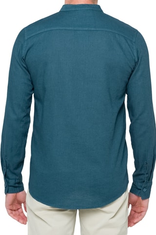 Chemise regular en lin Tongareva - Bleu canard