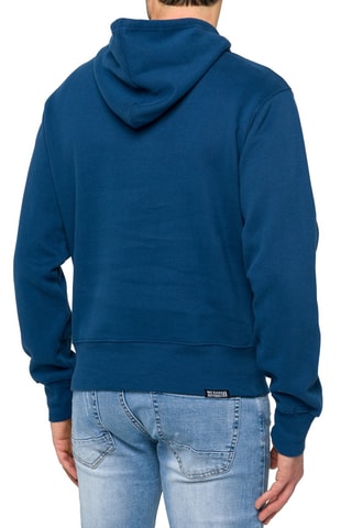 Sweat regular à capuche Waisai - Beige et bleu