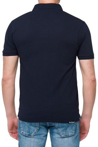 Polo regular Stoney - Bleu marine et noir