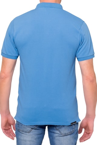 Polo regular Stoney - Beige et bleu clair