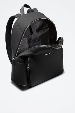 Sac à dos en cuir Cooper - Noir