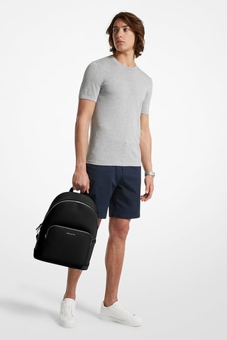 Sac à dos en cuir Cooper - Noir