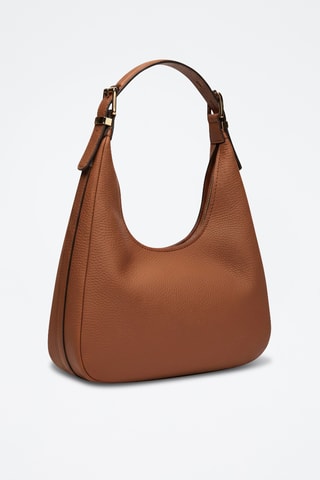 Sac porté épaule en cuir - Marron