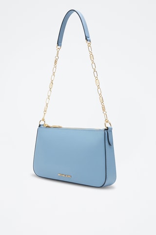 Sac bandoulière en cuir - Bleu clair