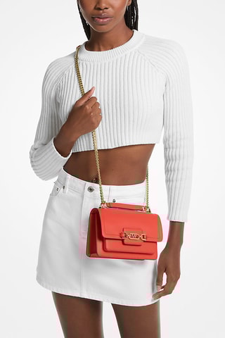 Sac porté épaule en cuir - Marron