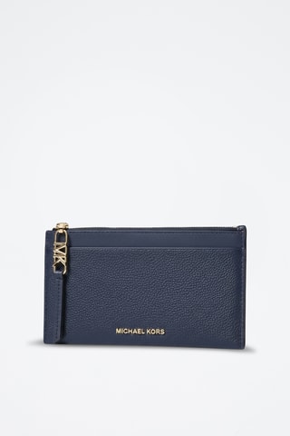 Pochette en cuir - Bleu marine